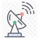 Astronomie Radiotelescope Antenne Parabolique Icon