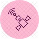 Parabole Satellite Pentaglow Icon