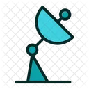 Antenne Satellite Signal Satellite Antenne Parabolique Icône