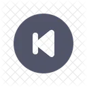 Circulo Anterior Multimedia Medios De Comunicacion Icono