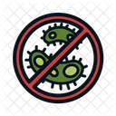 Anti Bacteria No Virus No Bacteria Icon