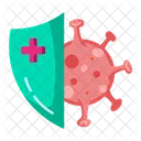 Anti Bacterial Textile Anti Virus Icon