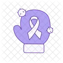 Ribbon Cancer Healthcare Icon