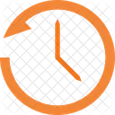Anti-clockwise clock  Icon