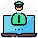 Anti Cybercrime Police Security Icon