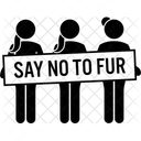 Anti-Pelz-Protest  Symbol