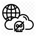 Anti Spyware Anti Virus Cloud Security Icon