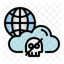 Anti Spyware Anti Virus Cloud Security Icon