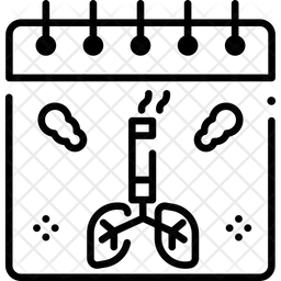 담배 반대의 날  아이콘