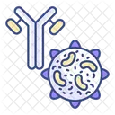 Antibody Virus Medical Icon