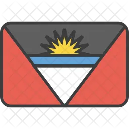 Antigua und Barbuda Flag Symbol