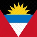 Antigua And Barbuda Flag Country Icon
