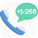 Antigua And Barbuda Dial Code  Icon
