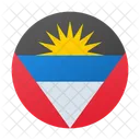 Antigua And Barbuda Flag  Icon