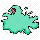 Antigua map  Icono