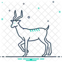 Antilope Rapido Cuerno Icono