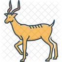 Antilope Rapido Cuerno Icono