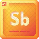 Antimony Mendeleev Chromium Icon