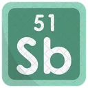Antimony Periodic Table Chemists Icon
