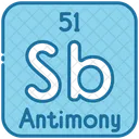 Antimony Chemistry Periodic Table Icon