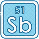 Antimony Periodic Table Chemists Icon