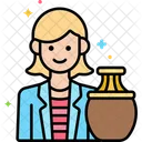 Antiquarian Woman  Icon