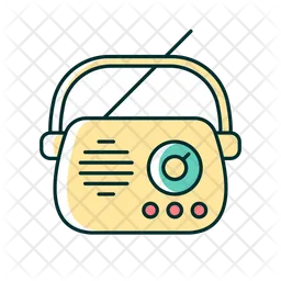 Antique radio  Icon