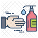 Antiseptic Hand Wash Use Sanitizer Icon