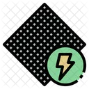 Antistatic Textile Fabric Icon