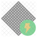 Antistatic Textile Fabric Icon
