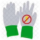 Antistatische Handschuhe  Symbol