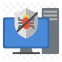 Antivirus Programm  Symbol