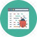 Antivirus Bug Coding Icon