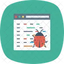 Antivirus Bug Coding Icon