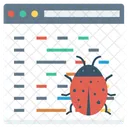 Antivirus Bug Coding Icon