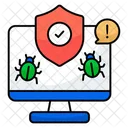 Antivirus Bug De Seguranca Protecao Contra Malware Icon