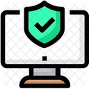 Computer Antivirus Protection Icon