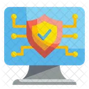 Antivirus Computer Monitor Icon
