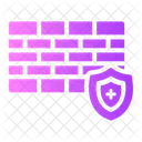 Antivirus Firewall Wall Protection Icon