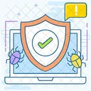Antivirus Antivirus Protection Safety Shield Icône