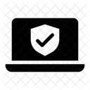 Antivirus Laptop Protection Cyber Security Icon