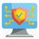 Antivirus Computer Monitor Icône