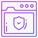 Secure Web Webpage Icon