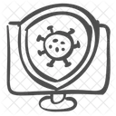 Antivirus Shield Defense Icône