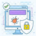 Web Security Antivirus Security Bug Fixing Icon