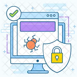 Seguridad antivirus  Icono