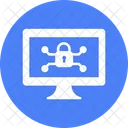 Antivirensoftware Computerkennwort Computersicherheit Symbol
