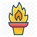 Antorcha de fuego  Icono