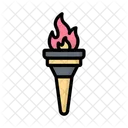 Antorcha encendida  Icono