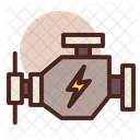 Motor Kraftmaschine Turbomotor Symbol